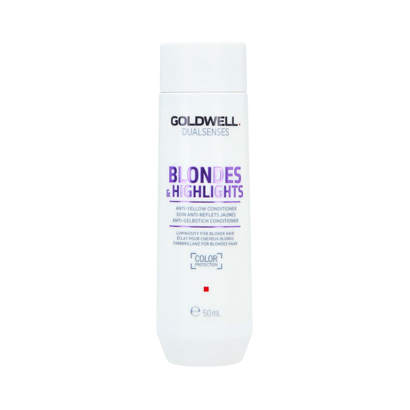 GOLDWELL DUALSENSES BLONDES & HIGHLIGHTS Conditioner für blondes Haar, der unerwünschte Farbtöne neutralisiert, 50 ml