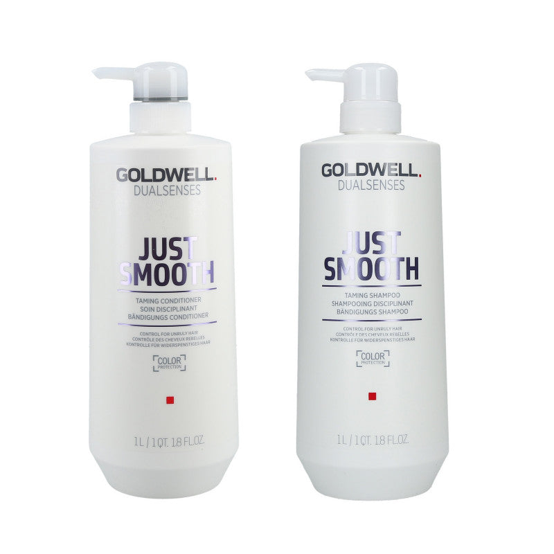 GOLDWELL DUALSENSES JUST SMOOTH Set Shampoo 1000ml + Conditioner 1000ml
