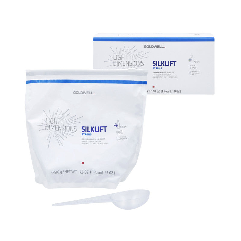 GOLDWELL LIGHT DIMENSIONS SILKLIFT STRONG Rozjaśniacz z bondem do 9 tonów wydajny z kontrolą tonowania 500 g