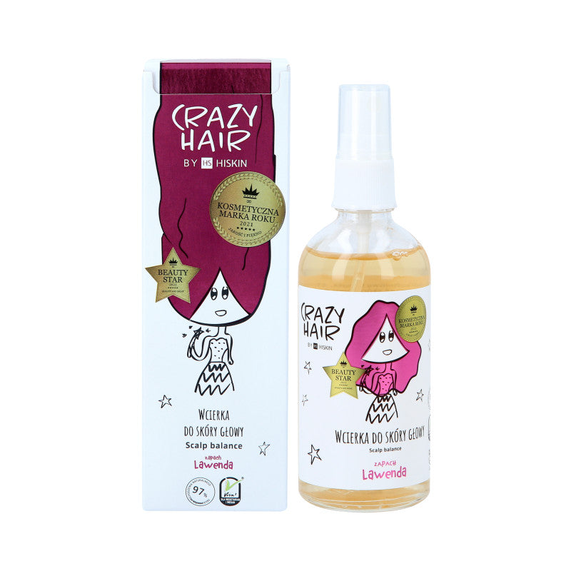 HISKIN CRAZY HAIR Bezalkoholové mléko na pokožku hlavy 100 ml