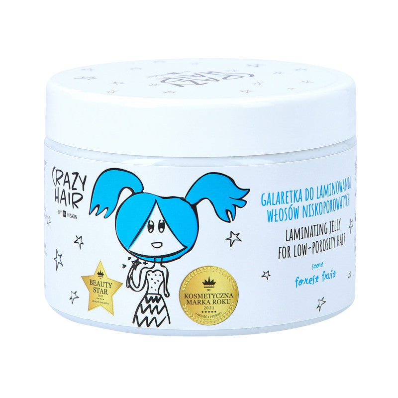 HISKIN CRAZY HAIR JELLY FOREST FRUITS Gelee zum Laminieren von Haaren mit geringer Porosität 300ml