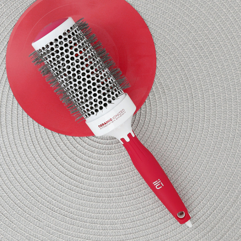 ilū Zestaw 2 czerwonych szczotek: do modelowania i do rozczesywania włosów #4