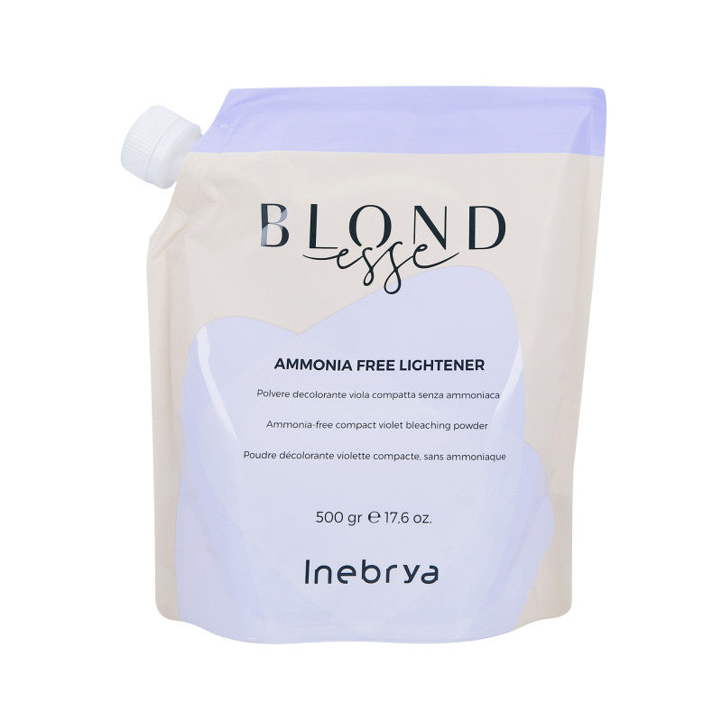 INEBRYA BLONDESSE Amonia Free Lightener Fioletowy proszek rozjaśniający bez amoniaku 500 g