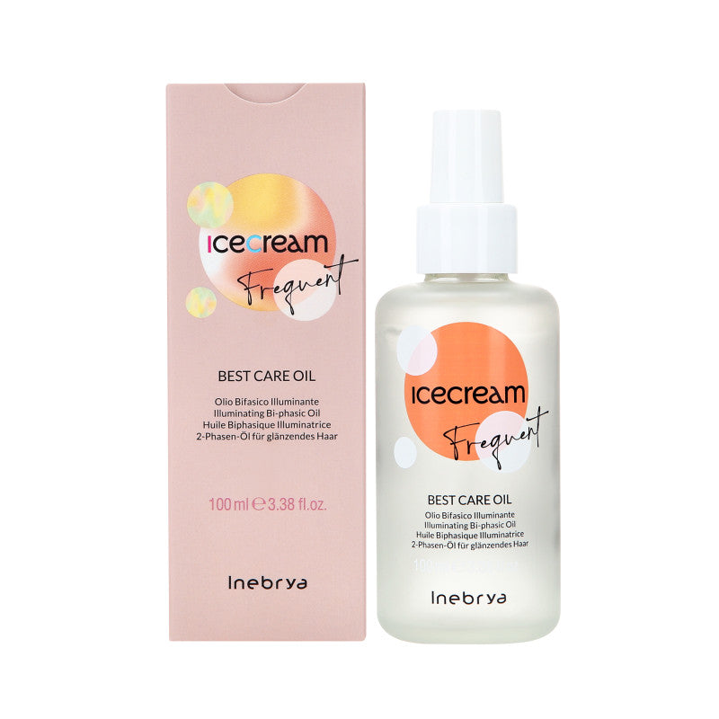 INEBRYA ICE CREAM FREQUENT BEST CARE Dwufazowy olejek pielęgnacyjny do każdego rodzaju włosów 100 ml