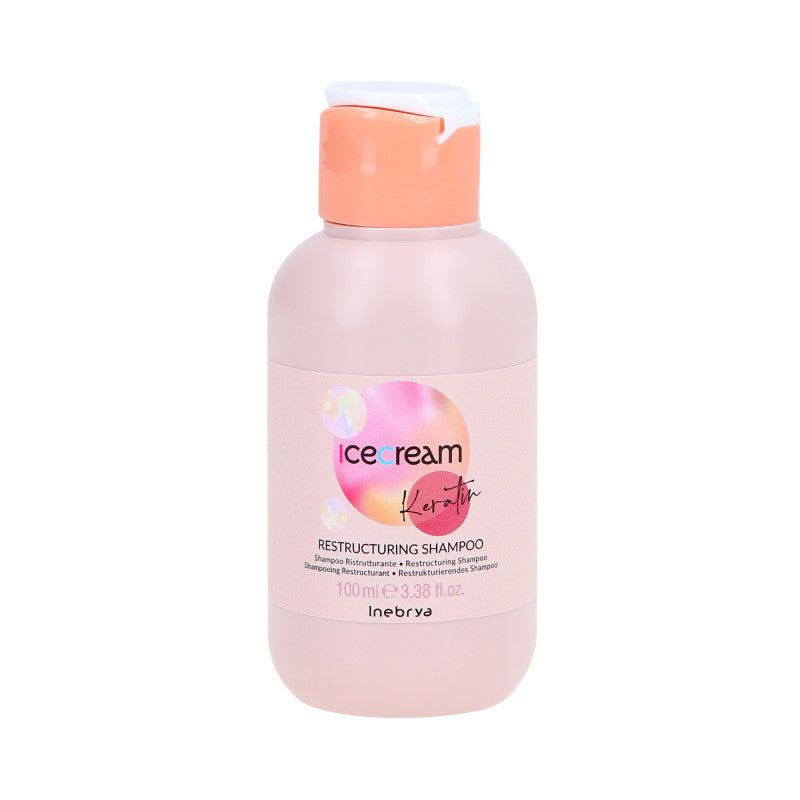 INEBRYA ICE CREAM RESTRUCTURING Haarshampoo mit Keratin 100ml