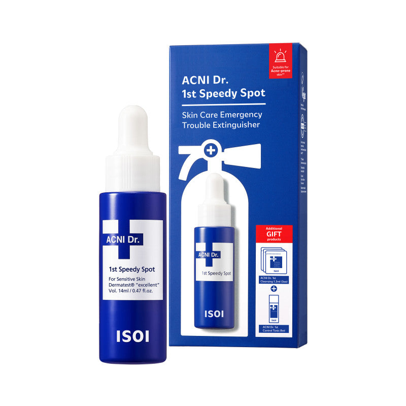 ISOI ACNI DR. 1ST SPEEDY SPOT Set gegen Akne 14 ml + 8 ml + 1,3 ml