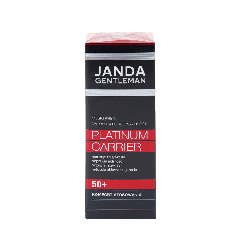 JANDA GENTLEMAN PLATINUM CARRIER 50+ Herrencreme für jede Tages- und Nachtzeit 50 ml