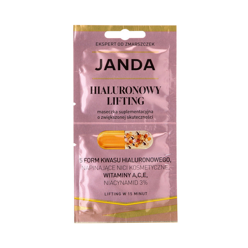 JANDA HYALURONIC LIFTING Liftingová a stahující pleťová maska 2 x 4 ml