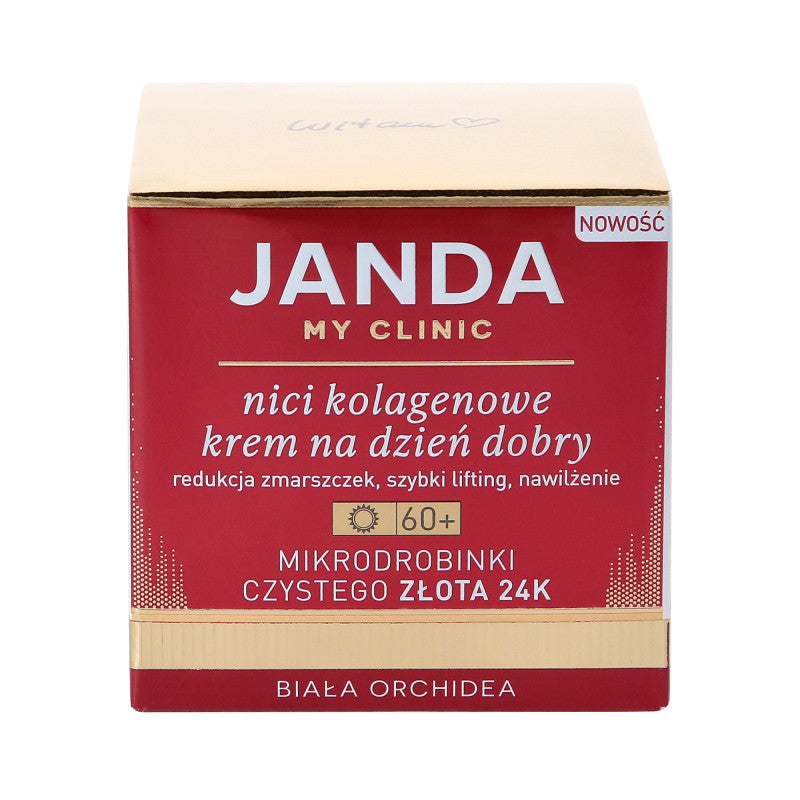JANDA MY CLINIC 60+ Kolagenové nitě, protivráskový dobrý ranní krém 50 ml
