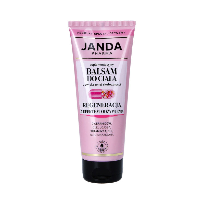 JANDA PHARMA Baume corporel régénérant à effet nourrissant et efficacité accrue 200 ml