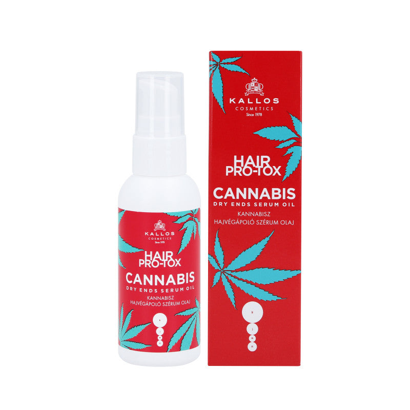 KALLOS KJLM HAIR PRO-TOX CANNABIS Sérum huile contre les pointes fourchues 50ml