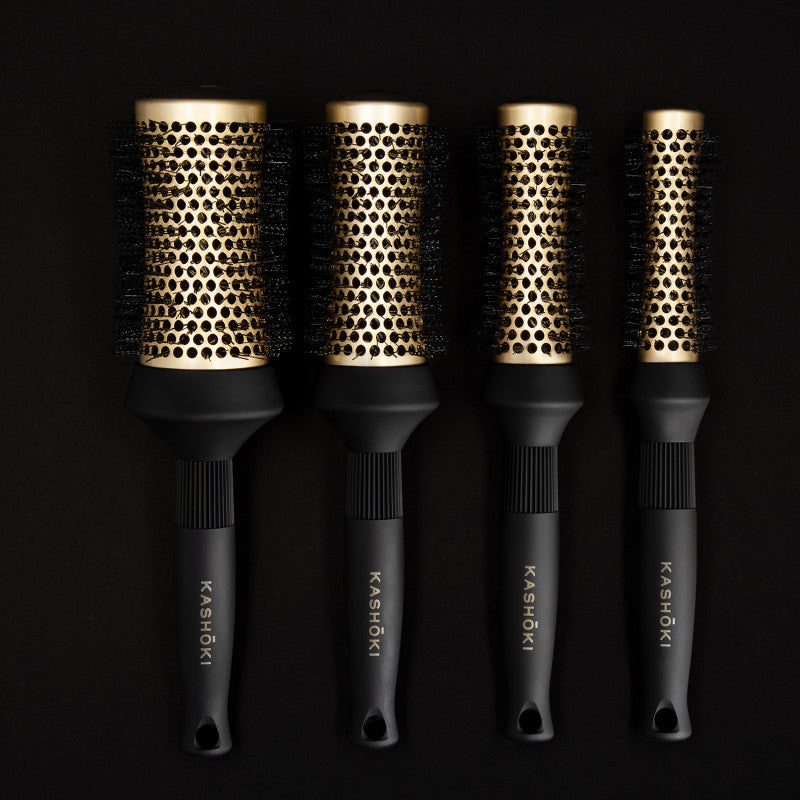 Kashōki Timeless Beauty 4 Teilig Rund Haarbürsten Set  #3