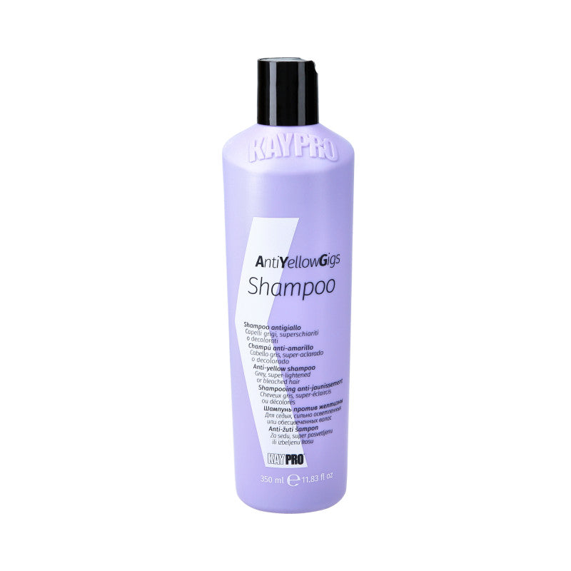 KAYPRO ANTI YELLOW GIGS Shampoing violet pour cheveux blonds et gris 350 ml