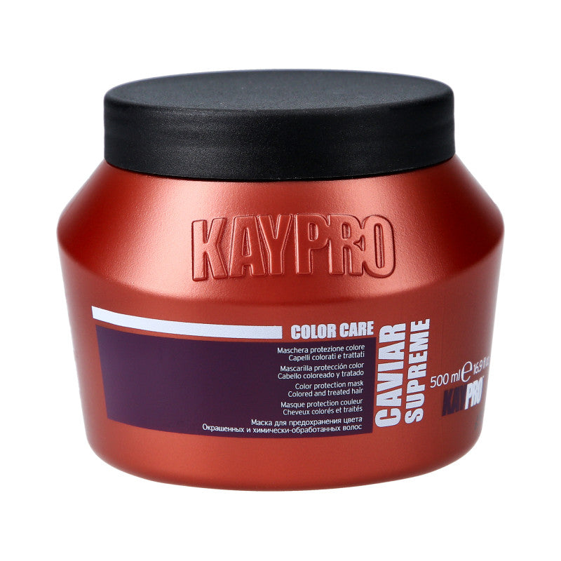 KAYPRO CAVIAR SUPREME Masque pour cheveux colorés qui prolonge l'intensité de la couleur 500 ml