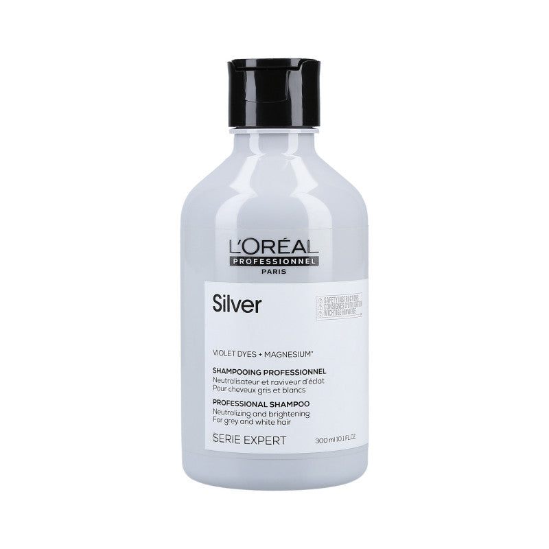 L'OREAL PROFESSIONNEL MAGNESIUM SILVER Shampoo illuminante per capelli grigi 300 ml