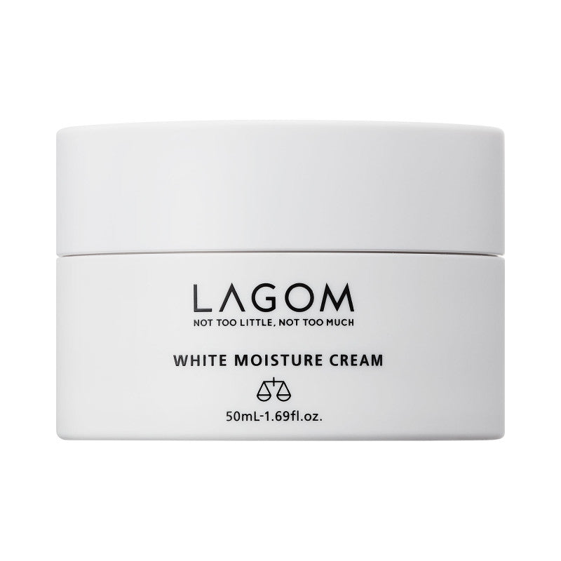 LAGOM WHITE Aufhellende Feuchtigkeitscreme für stumpfe und unebene Haut 50 ml
