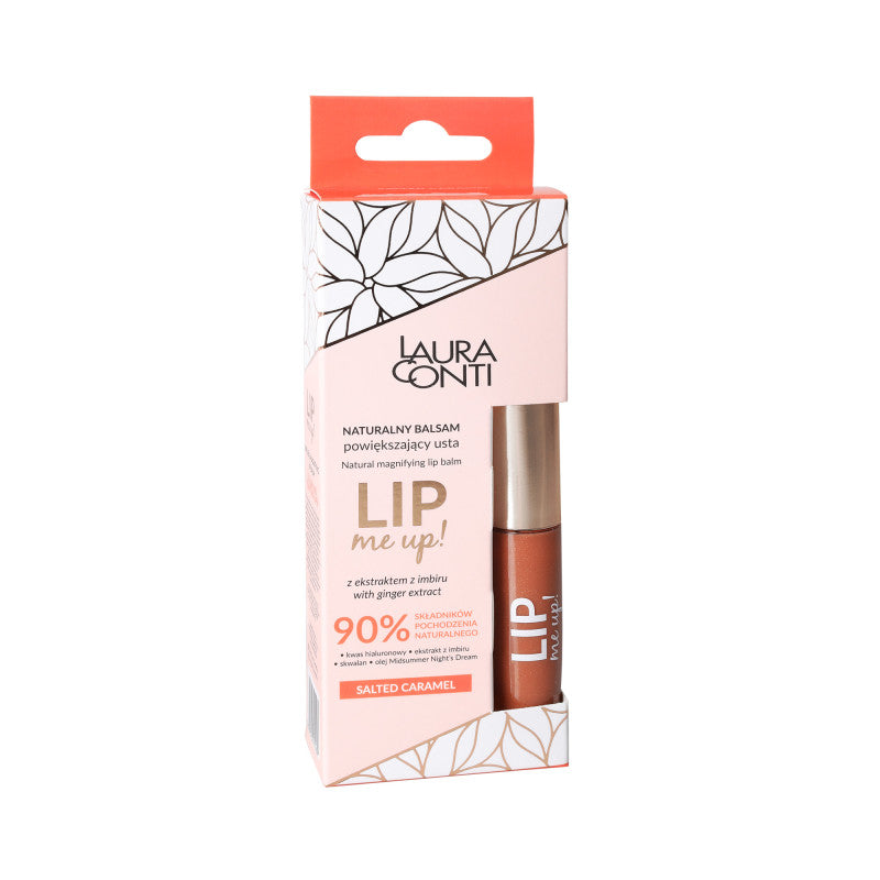 LAURA CONTI LIP ME UP! Naturalny balsam powiększający usta Salted Carmel 9 ml