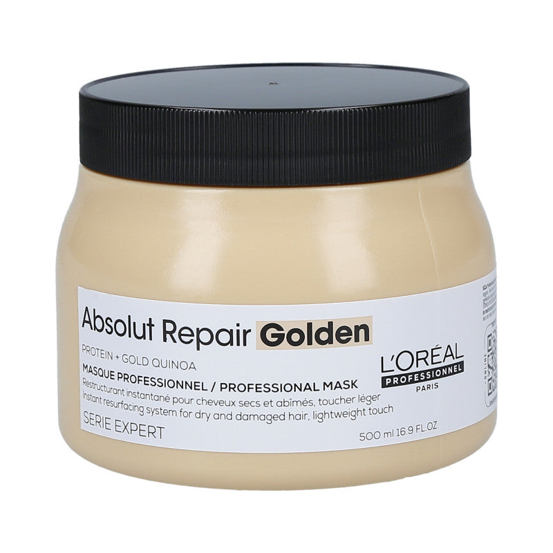 L’OREAL PROFESSIONNEL ABSOLUT REPAIR GOLDEN Gold Quinoa + Protein Złota maska do włosów zniszczonych 500 ml