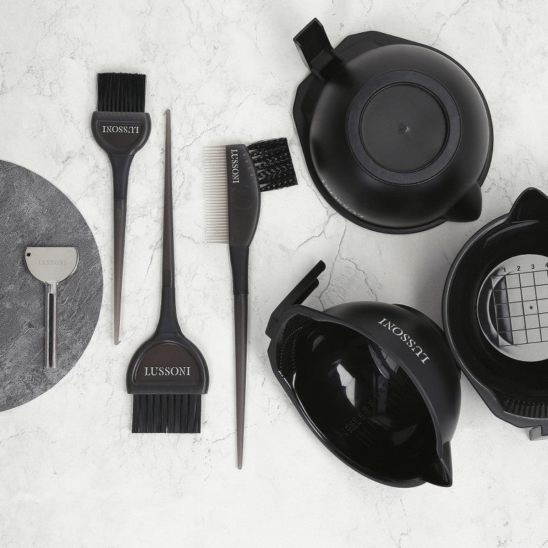 LUSSONI 7 Teilig Haarfärben Kit: Haarfärbeschale, Haarfärbepinsel, Tubenpresse  #5