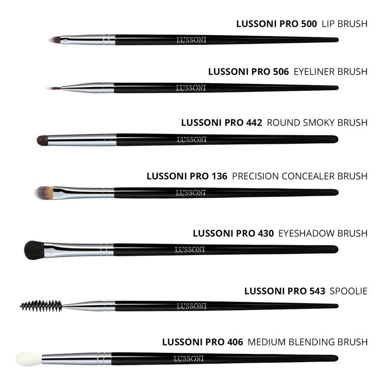 LUSSONI Eye Catching - 7 Pezzi Set Pennelli Makeup Professionale #2