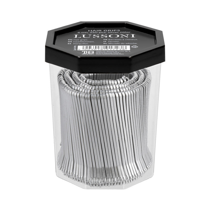 LUSSONI 250 Stück Silber Haarnadeln, 6 cm #2