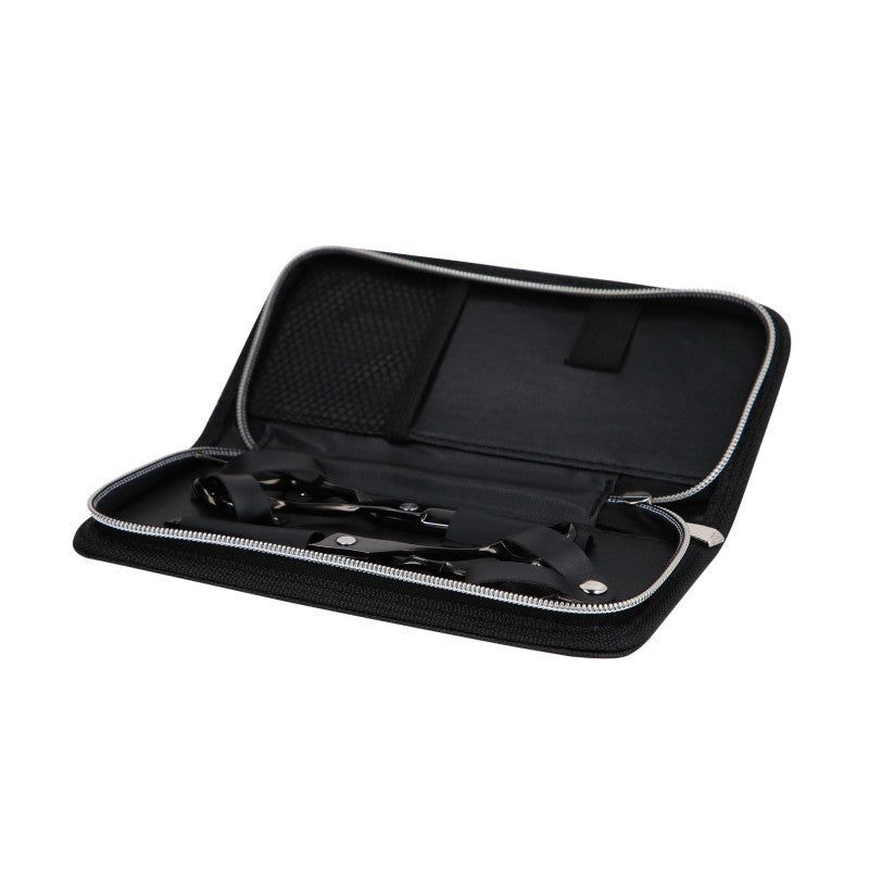 LUSSONI ECLIPSE SERIE Professionelle Friseurschere (schwarz): Effilierschere 6″, Schneideschere 6″ + Etui #4