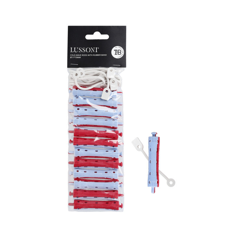LUSSONI Cold permanent wave rollers, 11x70mm, 12 ks.