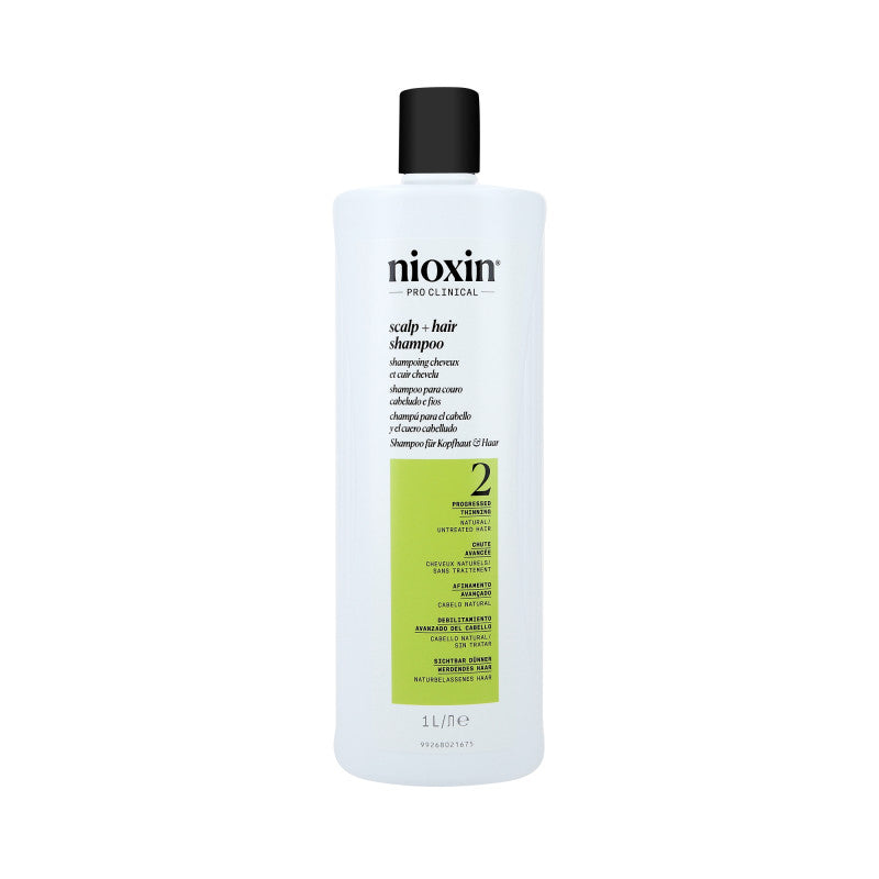NIOXIN PRO CLINICAL 2 Stärkendes Shampoo für natürliches und dünner werdendes Haar 1000 ml