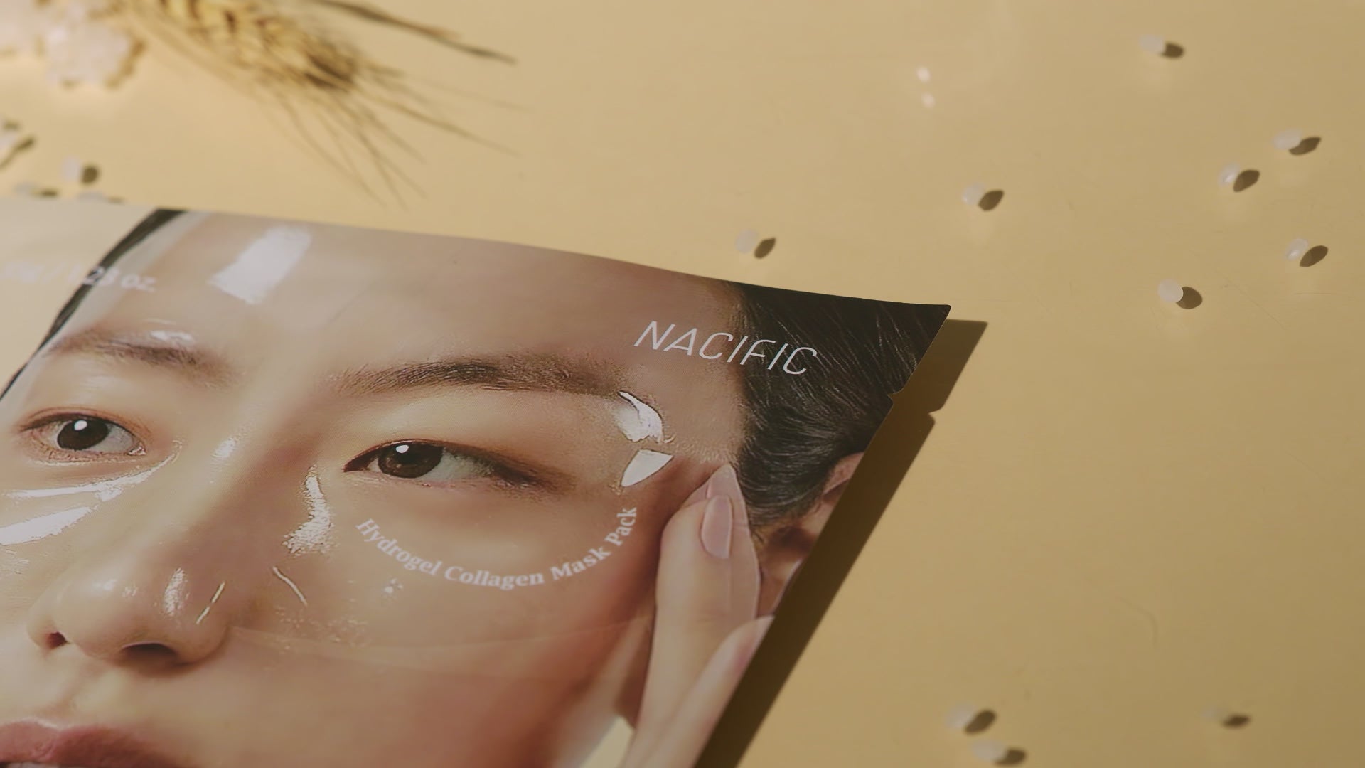 NACIFIC GREEN TEA Cica Collagen Gel Mask – beruhigende und feuchtigkeitsspendende Hydrogel-Gesichtsmaske (4 × 35 g) #2