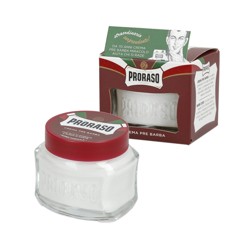PRORASO RED Odżywczy krem przed goleniem 100 ml