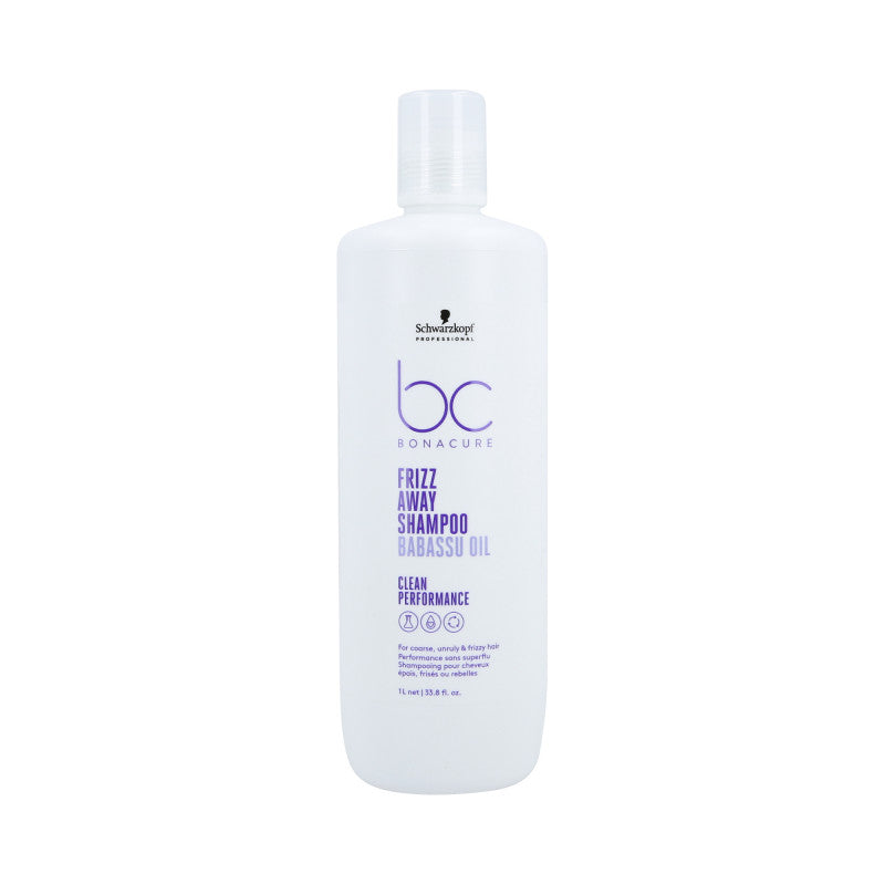 SCHWARZKOPF PROFESSIONAL BONACURE FRIZZ AWAY Glättendes Shampoo für krauses Haar 1000ml