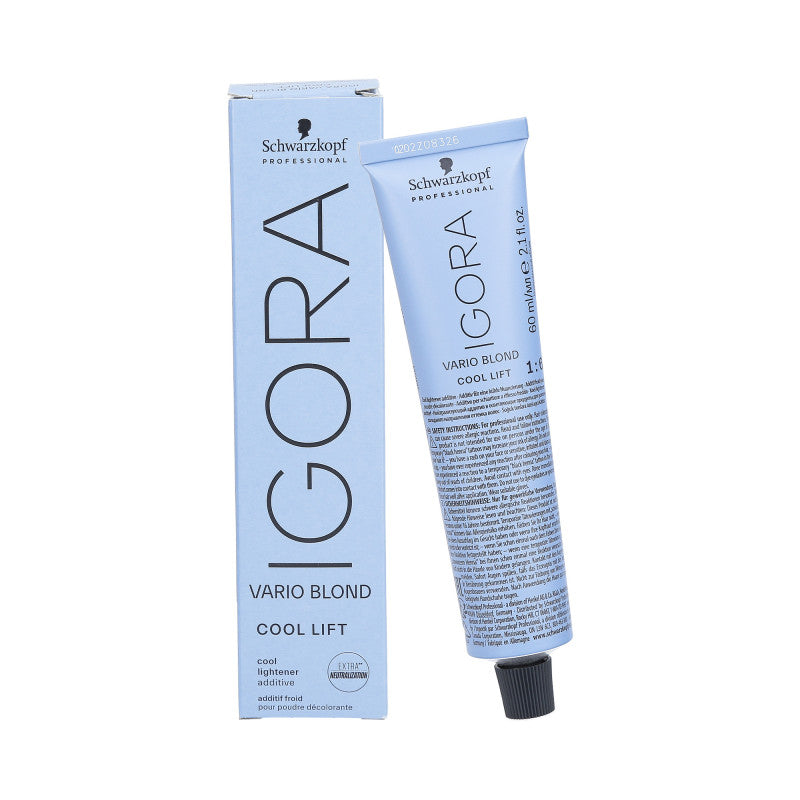 SCHWARZKOPF PROFESSIONAL IGORA VARIO BLOND Cool Lift Dodatek do rozjaśniacza 60 ml