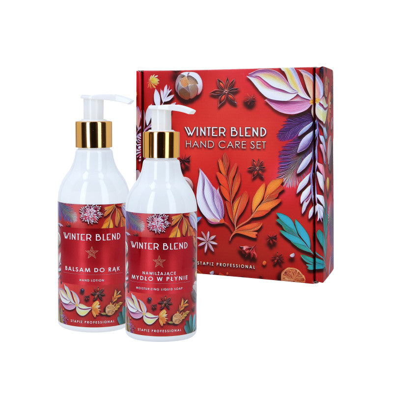 STAPIZ WINTER BLEND Coffret soins des mains, savon liquide et baume 2x230ml