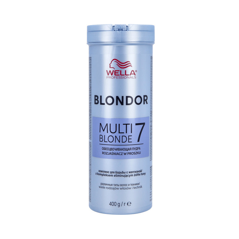 WELLA PROFESSIONALS BLONDOR MULTI BLONDE 7 POWDER Puder rozjaśniający do 7 poziomów 400 g
