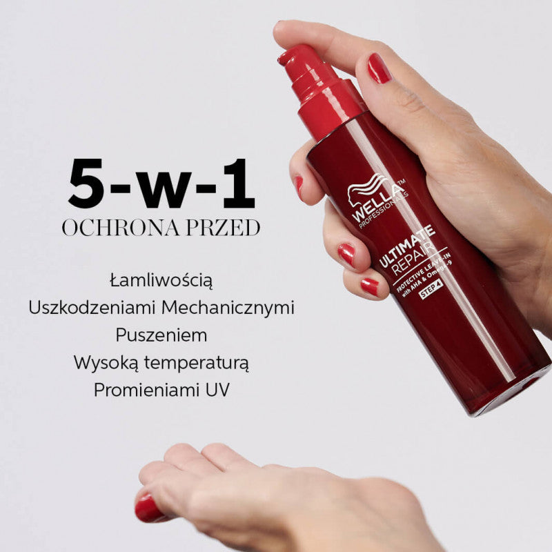WELLA PROFESSIONALS ULTIMATE REPAIR OCHRANNÝ LEAVE-IN Opravný kondicionér bez oplachování 140ml #4