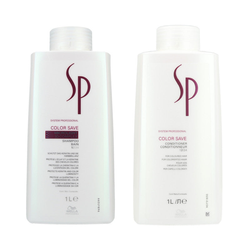 WELLA SP COLOR SAVE Szampon 1000 ml + Odżywka 1000 ml